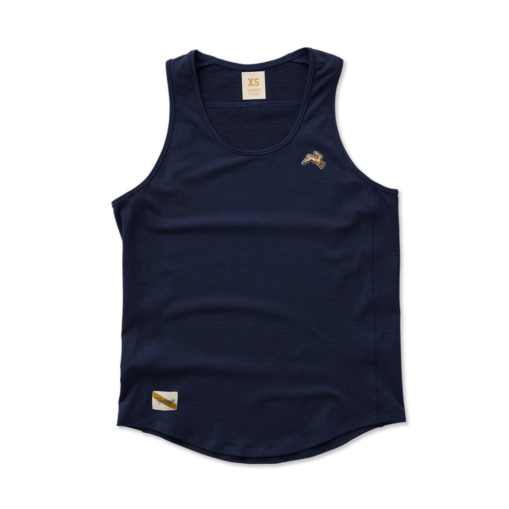 Tracksmith Navy Session Tank XS
